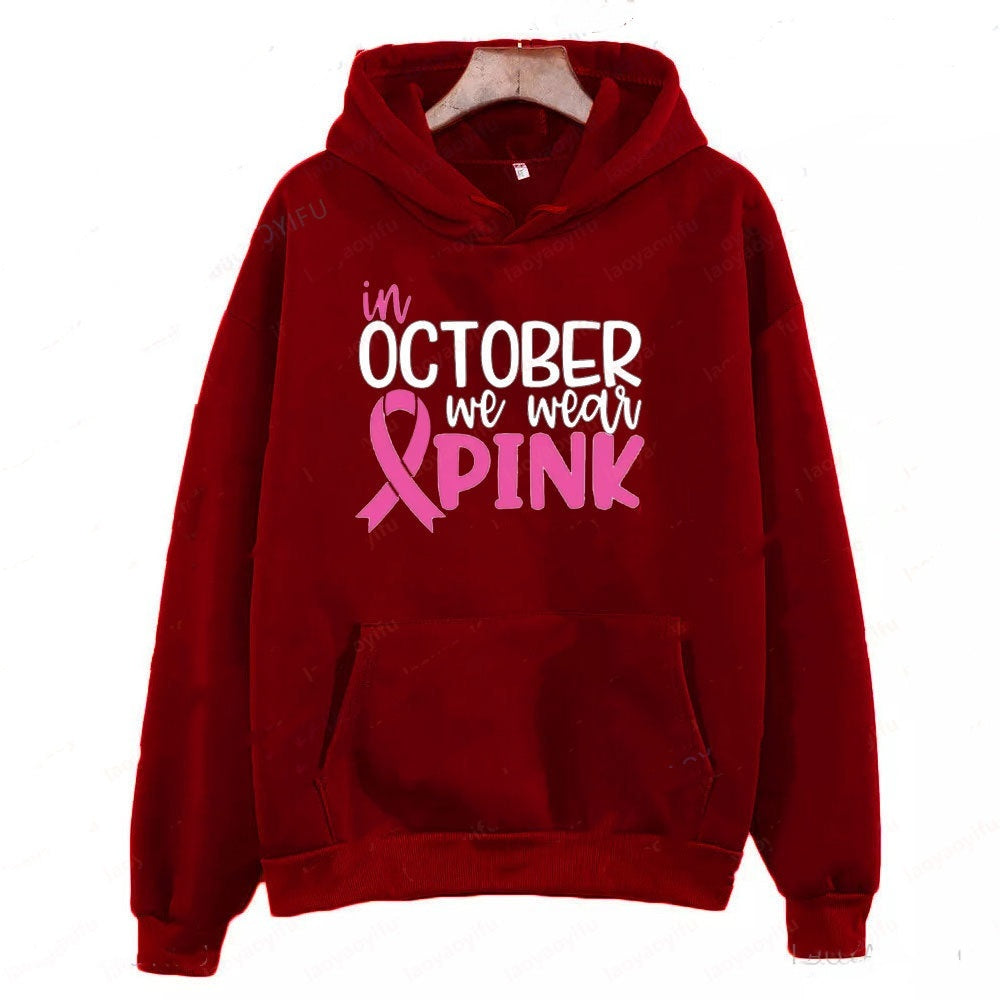 "In October We Wear 🎗️Pink" Women's Sweatshirt