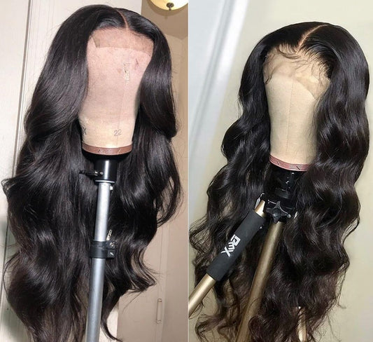 Body Wave 100% Human Hair 13x4/4×4 Pre-Plucked Hairline Lacefront Wig
