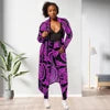 Ethnic Style Long Coat Two Piece Sets African Womens Jumpsuits COLLARLESS Full Length Women,women 1-3 Days 5 Colors