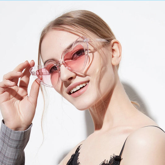 Cat-Eye Heart Shaped Women's UV400 Sunglasses