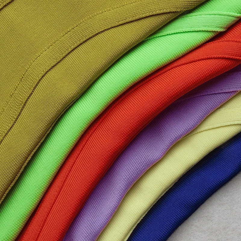 Rayon V-Neck Bodycon Solid Color Spaghetti Strap Sleeveless Bandage Evening Formal Party Dress