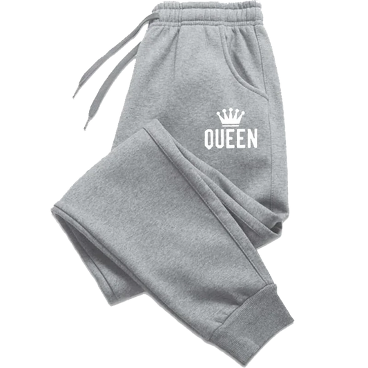 Drawstring Crown "Queen" 3D Print Women's Jogger Sweatpants