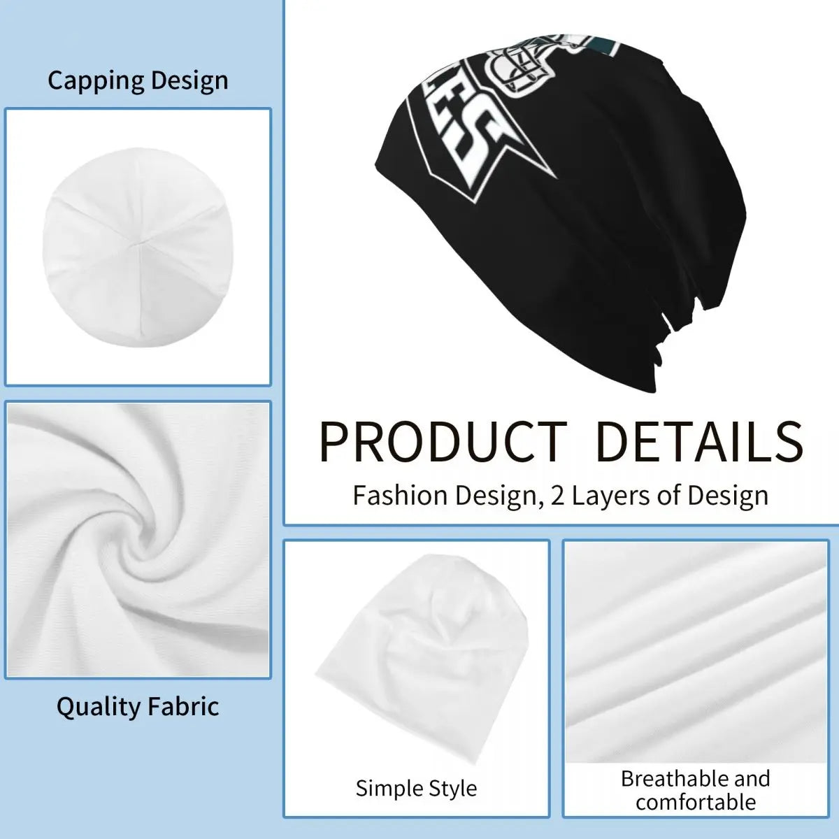 Philadelphia Eagles Knitted Beanie Hat