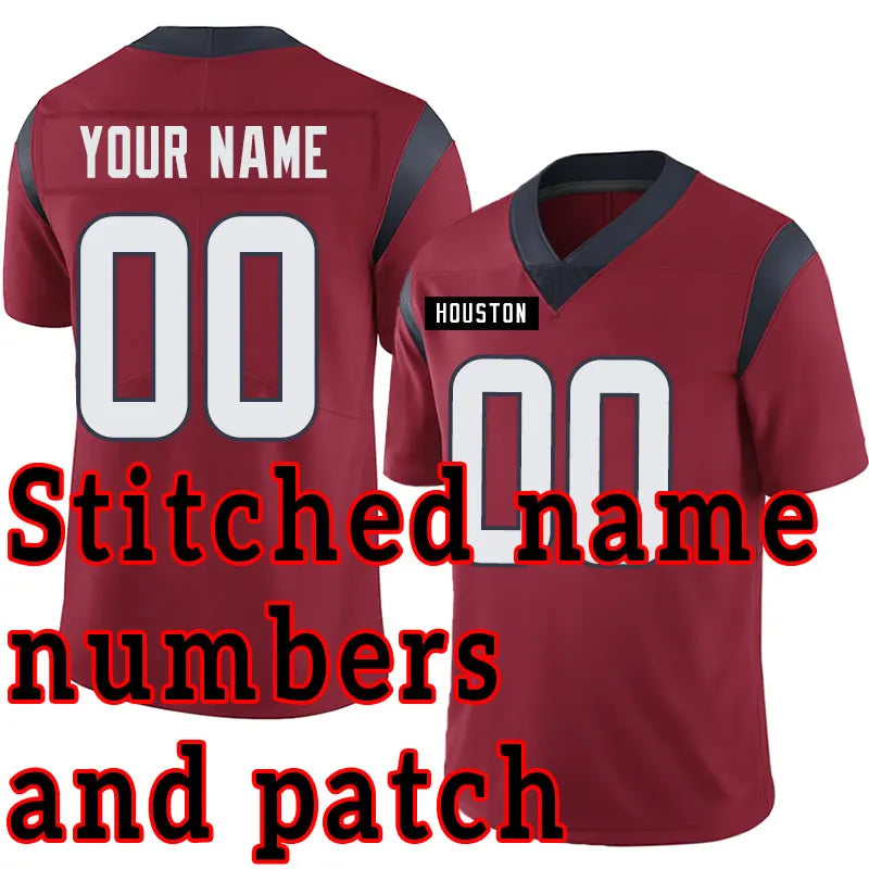 Customized Name NFL Football Jerseys: Seattle, Detroit, Buffalo, Dallas,Houston, Kansas City, Pittsburgh, Philadelphia, New York, Chicago