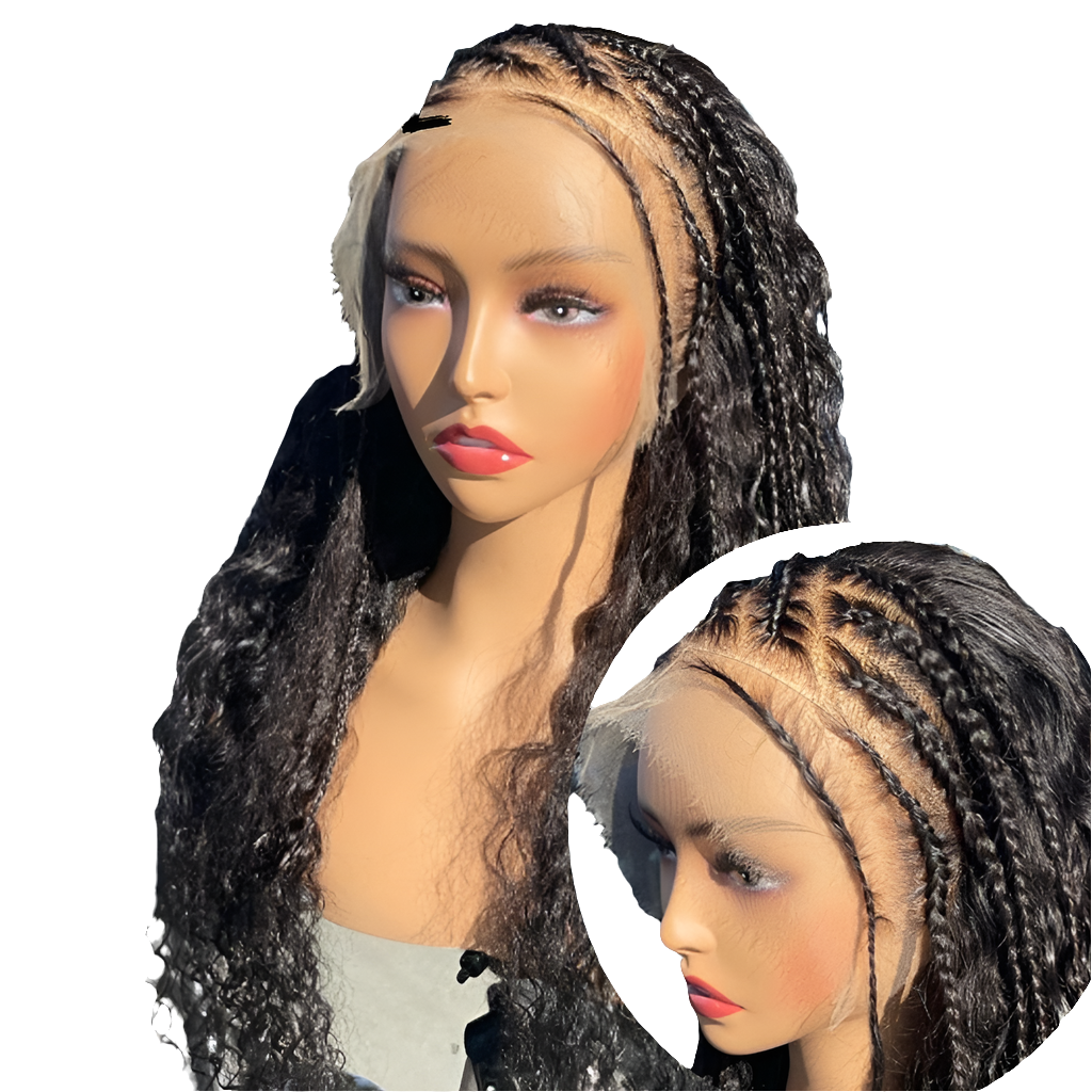 Deep Part Water Wave 180 or 250% Density HD Lacefront 13x6 Full Frontal Melt Skin 100% Human Hair Wigs