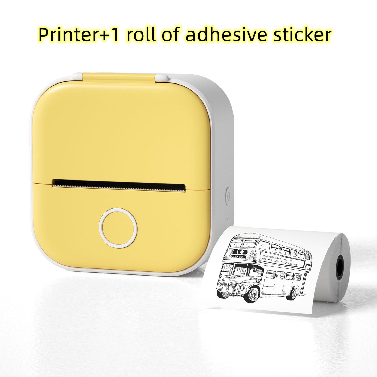 Portable Quiz Q&A Mini Thermal Bluetooth Compatible Mini Label/Price Tag Printer