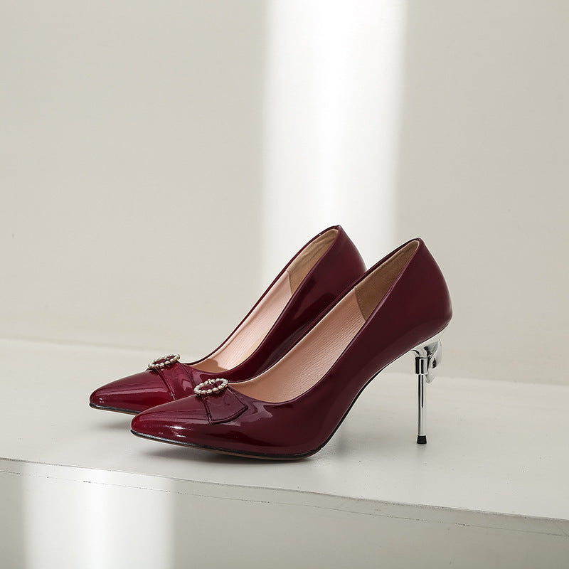 Sexy stiletto super high heel pointed toe shoes in size 34-50