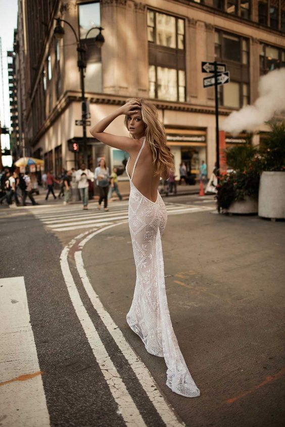 White Transparent Halter Sleeveless Backless Formal Party Maxi Dress