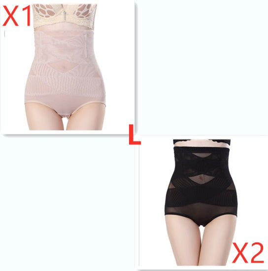 Women's High Waist Postpartum Belly  Criss-Cross Shapewear Panty