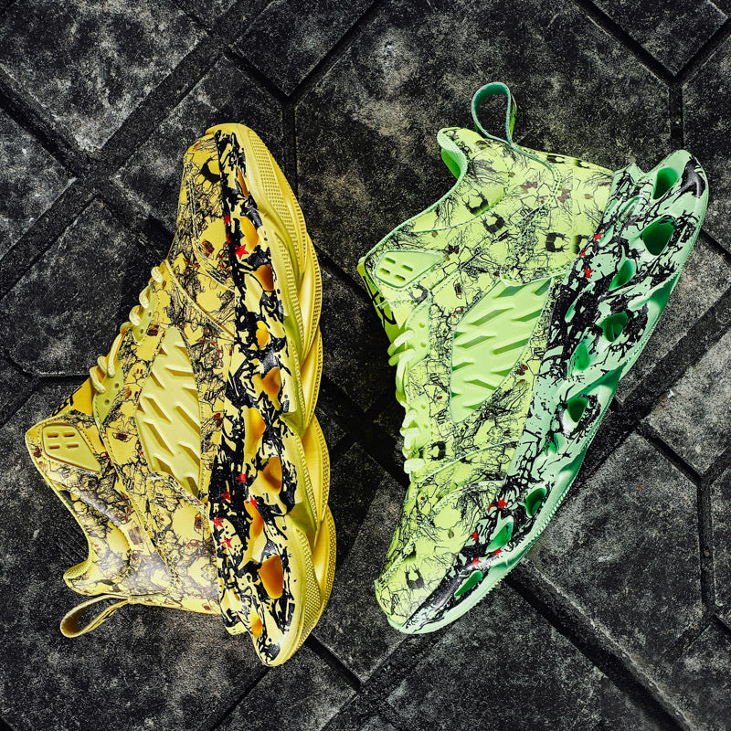 Men's Camoflauge Lowtop Basketball Sneakers