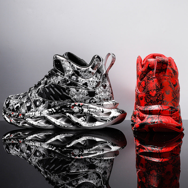 Men's Camoflauge Lowtop Basketball Sneakers