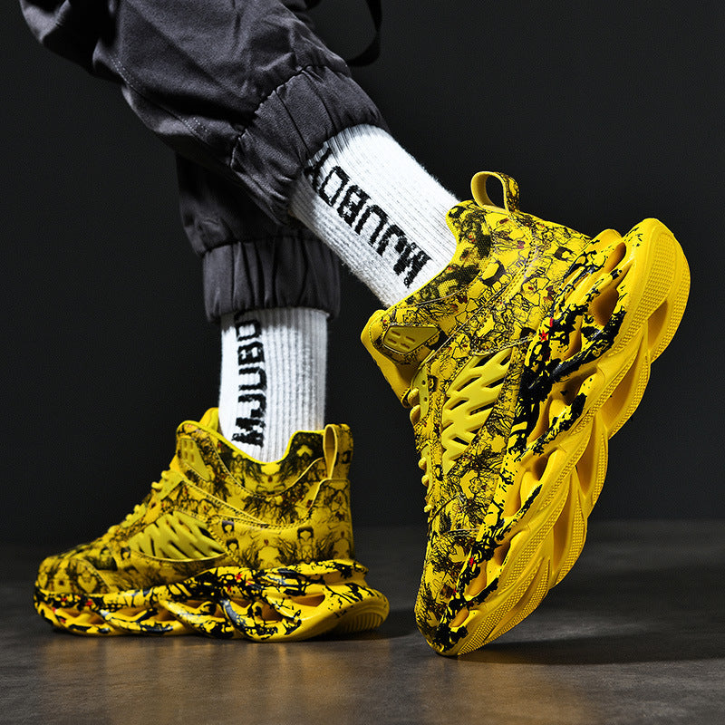 Men's Camoflauge Lowtop Basketball Sneakers