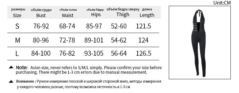 Black Cross Strap Design Sleeveless Hollow-Out Women's Backless Jumpsuit