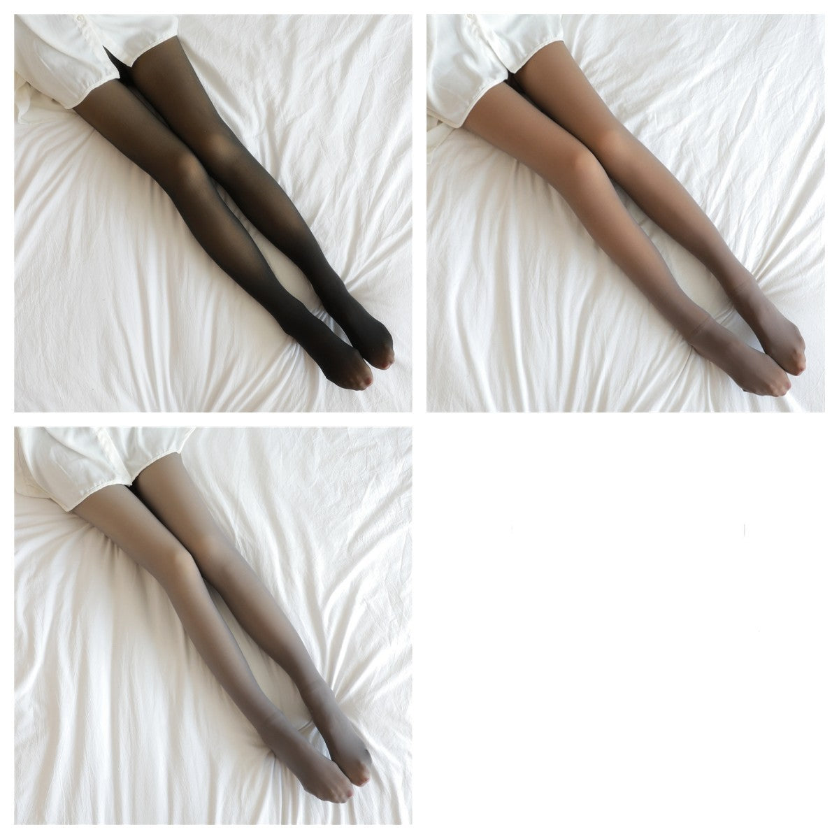 2-Pack/3-Pack Translucent Velvet  Fleece Lined Thermal Winter Tights