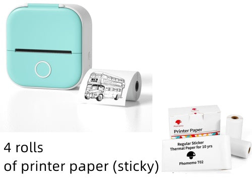 Portable Quiz Q&A Mini Thermal Bluetooth Compatible Mini Label/Price Tag Printer