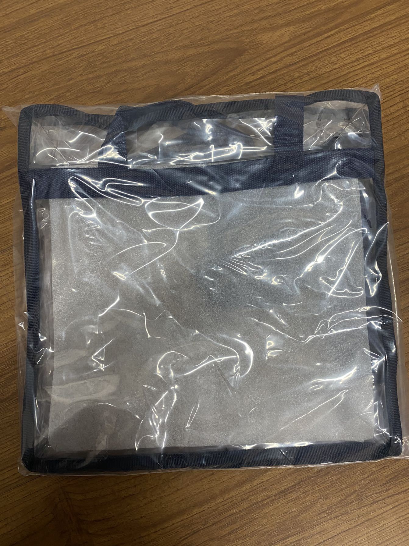 PVC Clear Transparent Large Women's Shoulder Tote Bag