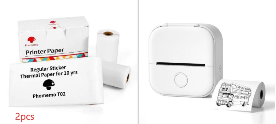 Portable Quiz Q&A Mini Thermal Bluetooth Compatible Mini Label/Price Tag Printer