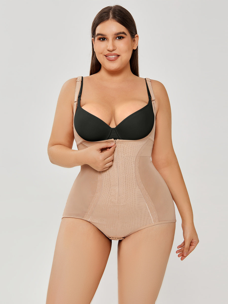 Tummy Control Body Shaper High Waist Full Spaghetti Strap Shapewear