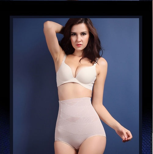 Women's High Waist Postpartum Belly  Criss-Cross Shapewear Panty