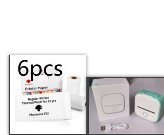 Portable Quiz Q&A Mini Thermal Bluetooth Compatible Mini Label/Price Tag Printer