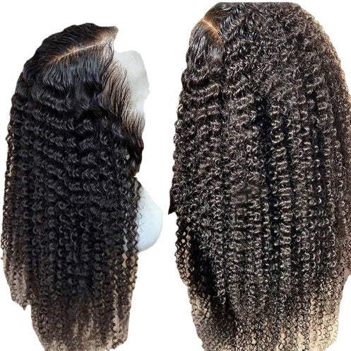 Brazilian Kinky Curly 150% Density Lacefront 9A 100% Human Hair Wigs