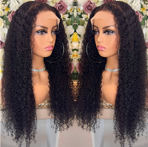 Brazilian Kinky Curly 150% Density Lacefront 9A 100% Human Hair Wigs