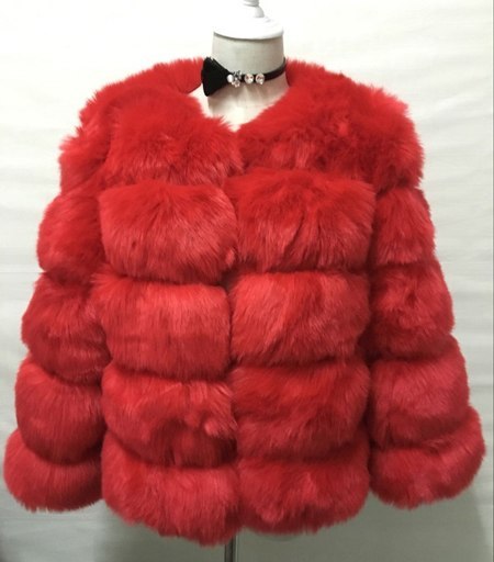 Ribbed Faux Mink Fur Solid Color Women's Evening Jacket to 3X Plus Size