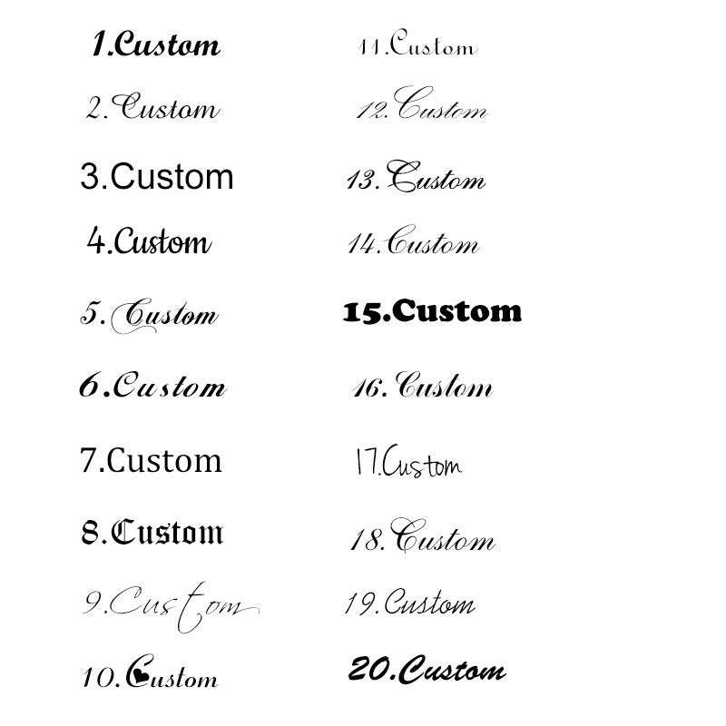 Customized Unisex Personalized Stainless Steel Nameplate Pendant Chain Necklace