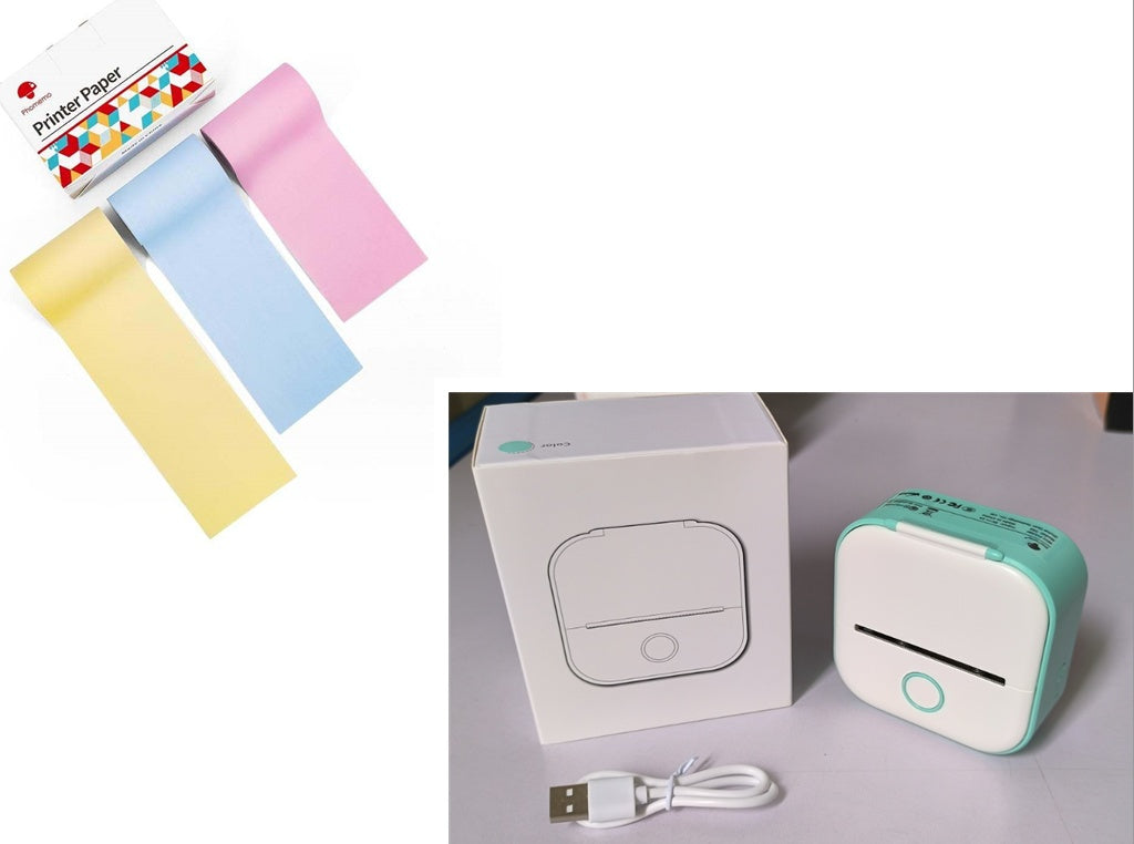 Portable Quiz Q&A Mini Thermal Bluetooth Compatible Mini Label/Price Tag Printer