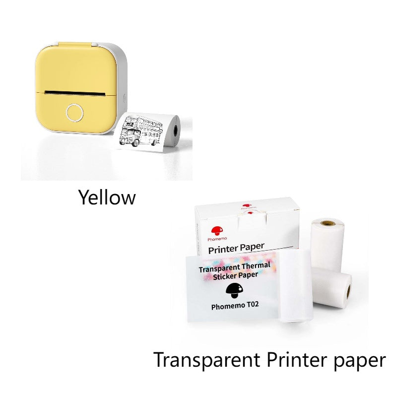 Portable Quiz Q&A Mini Thermal Bluetooth Compatible Mini Label/Price Tag Printer
