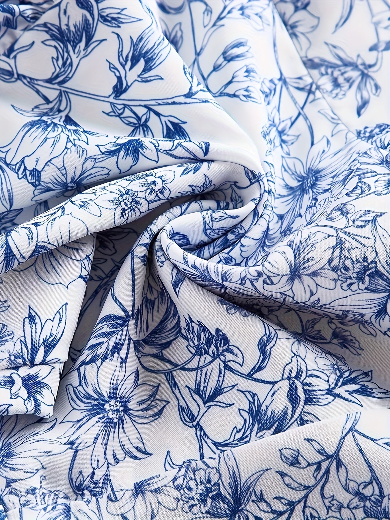 Floral Print Layered Ruffled Hem Halter Sleeveless Mini Dress