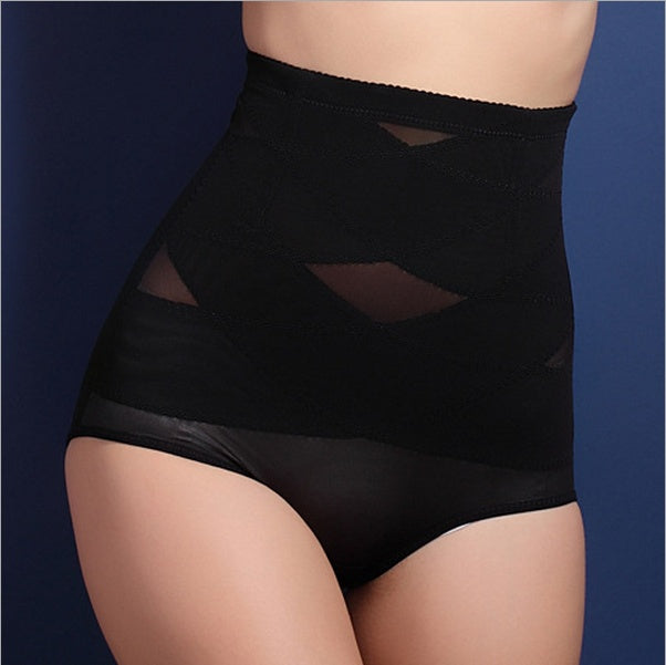 Women's High Waist Postpartum Belly  Criss-Cross Shapewear Panty