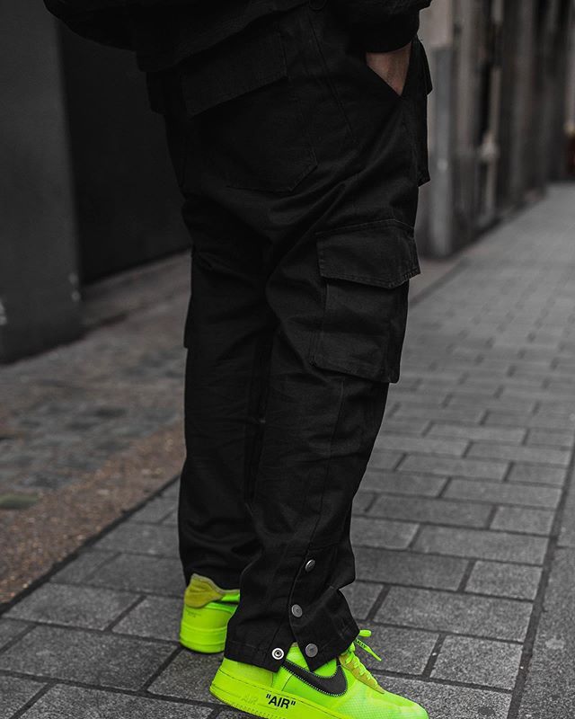 Men's Loose Drawstring Cargo Multi-Pocketed Trouser Pants