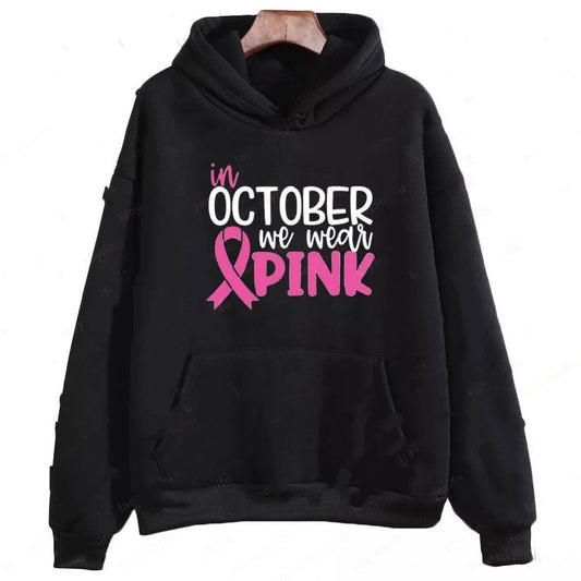 "In October We Wear 🎗️Pink" Women's Sweatshirt