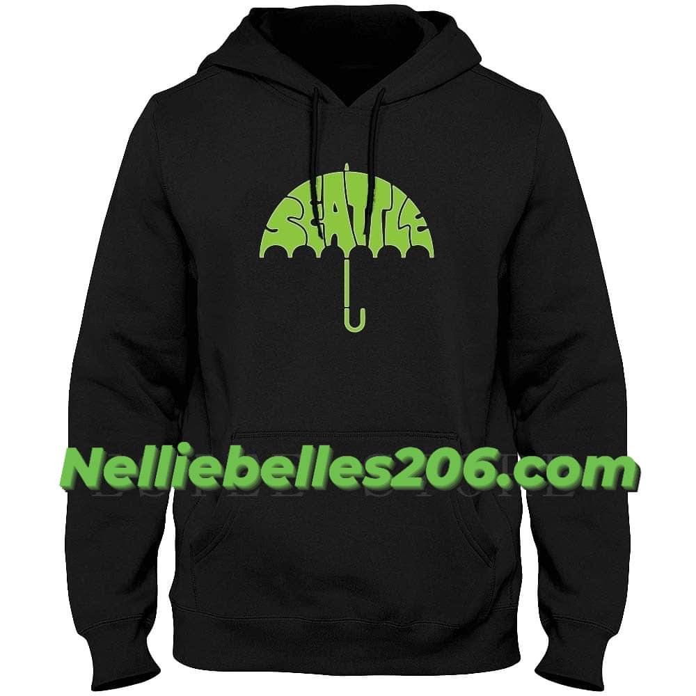 Men's Seattle Rain Umbrella 3D Print Long Sleeve Hoodie/Sweatshirt