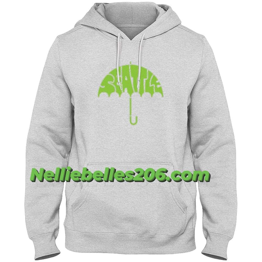 Men's Seattle Rain Umbrella 3D Print Long Sleeve Hoodie/Sweatshirt