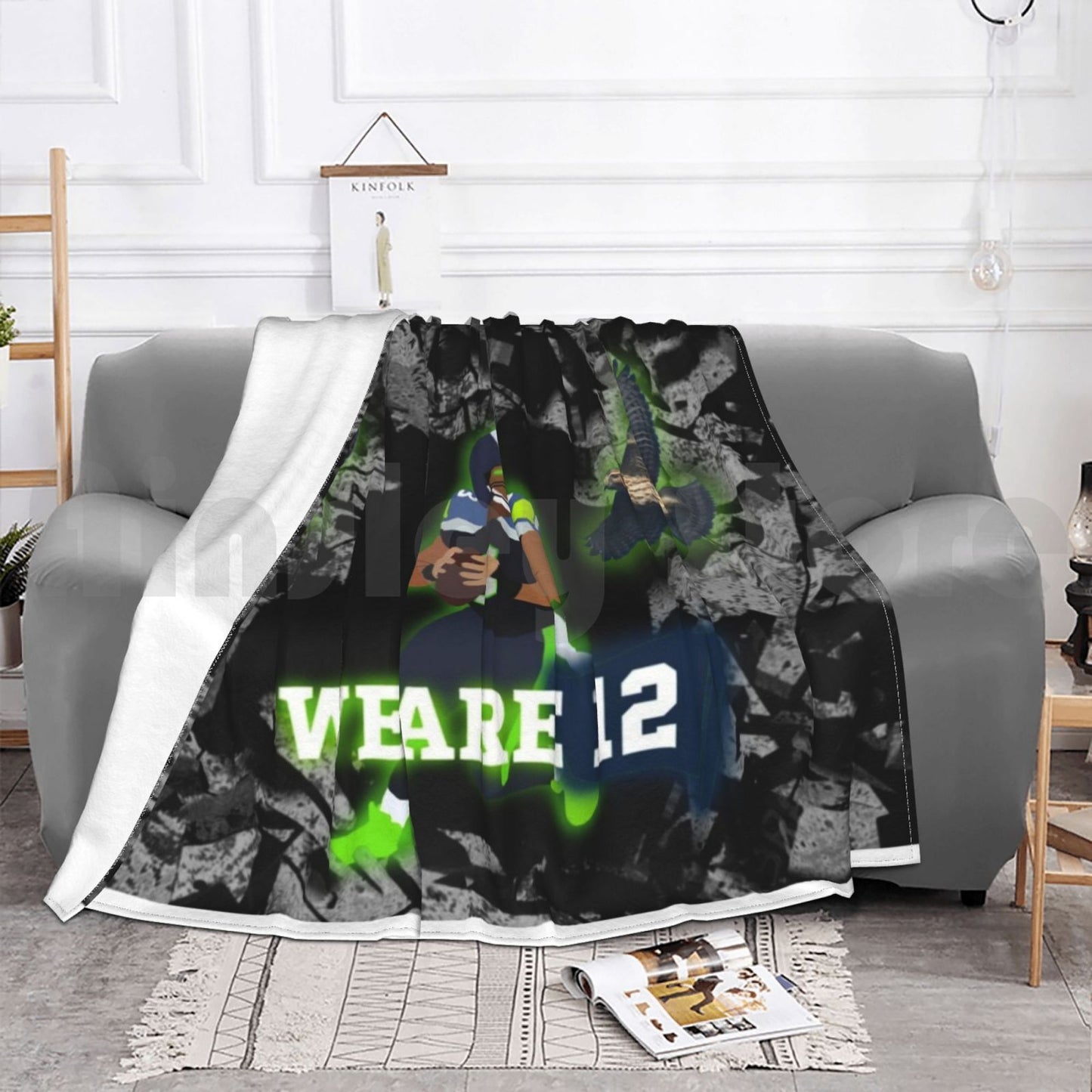 "We Are 12" Seattle Seahawks Blanket