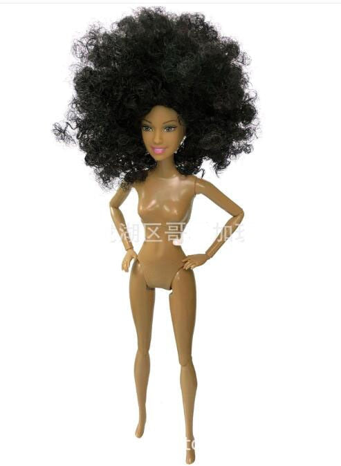 30CM African Black Moveable Joint Body Dolls