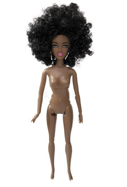 30CM African Black Moveable Joint Body Dolls