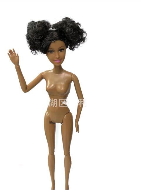 30CM African Black Moveable Joint Body Dolls