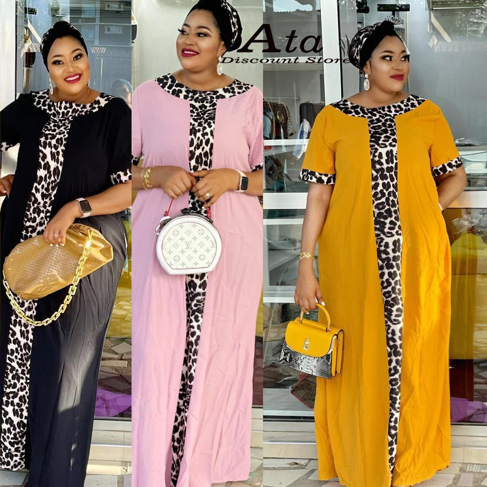 New Trends African Clothing Women's Blouse Party Dresses Boubou Plus Size Maxi Kaftan Femme Boubou Long Abaya Joli Fashion A118