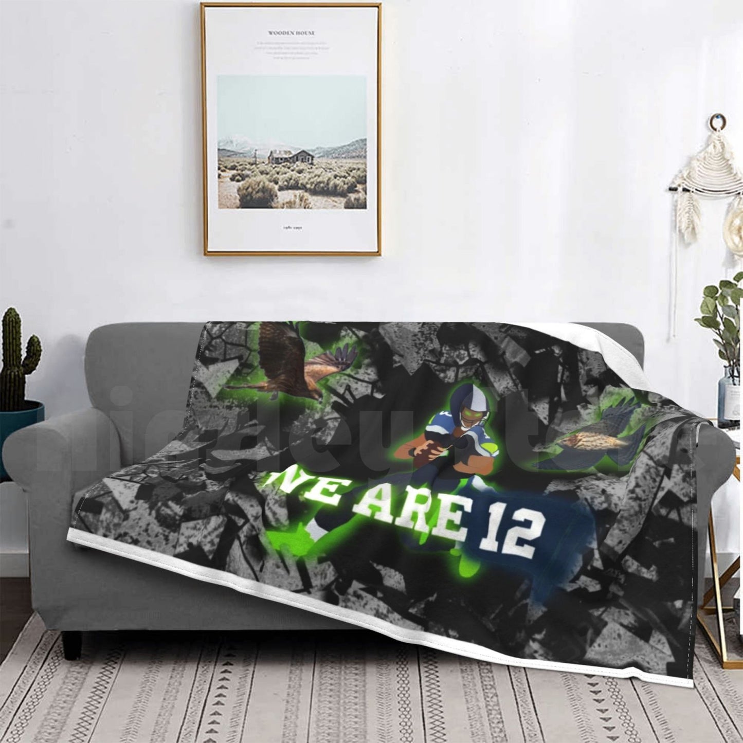 "We Are 12" Seattle Seahawks Blanket