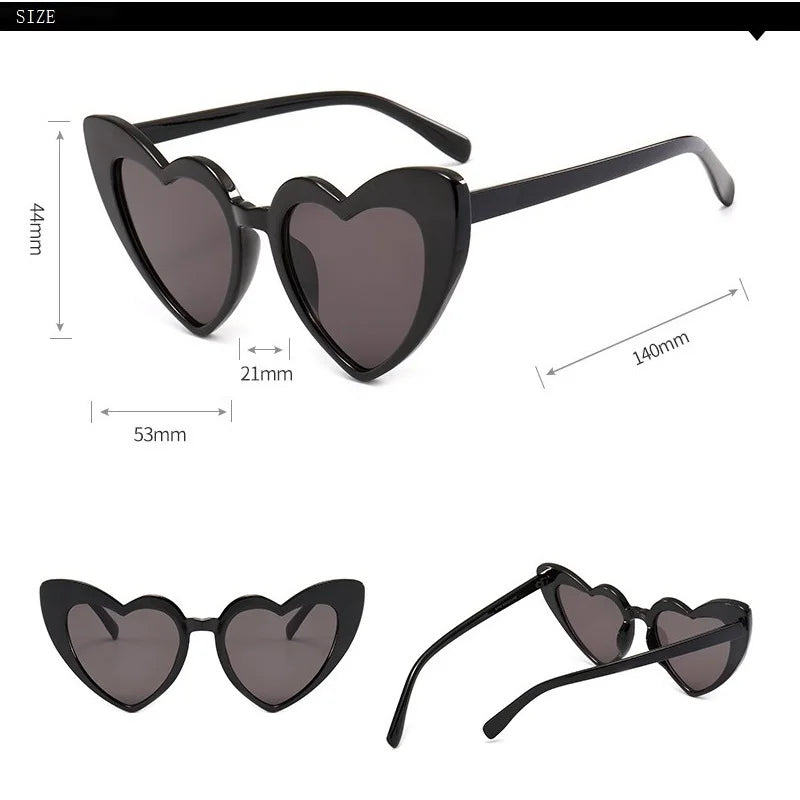 Cat-Eye Heart Shaped Women's Sunglasses UV400