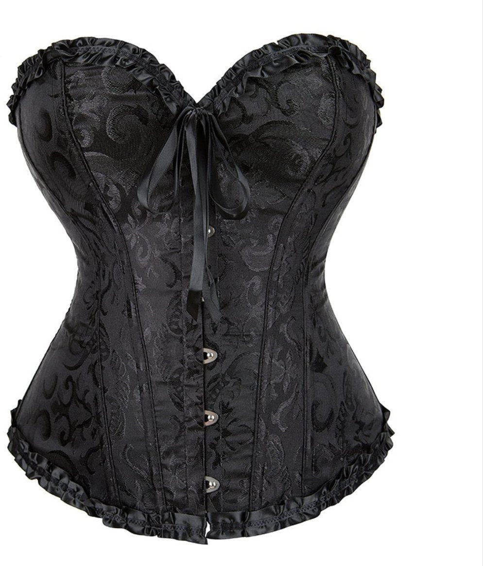 Steampunk Floral Lace Corset