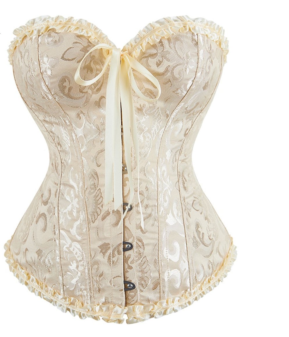 Steampunk Floral Lace Corset