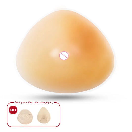 Wire Free Breast Prosthesis Silicone Breast Pad Mock Breast for Mastectomy Bra