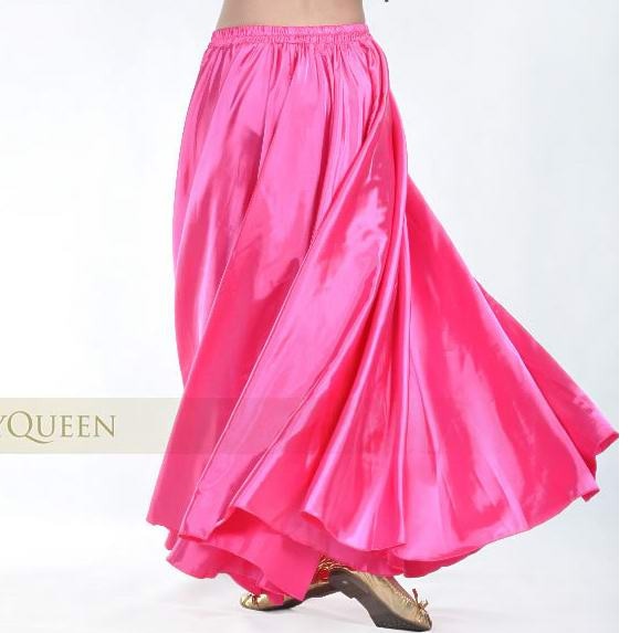 Satin Belly Dance Maxi Skirt