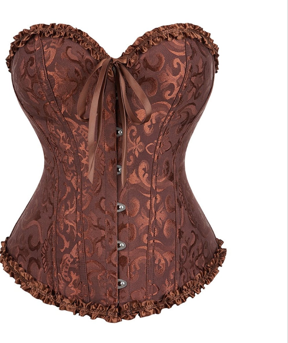 Steampunk Floral Lace Corset