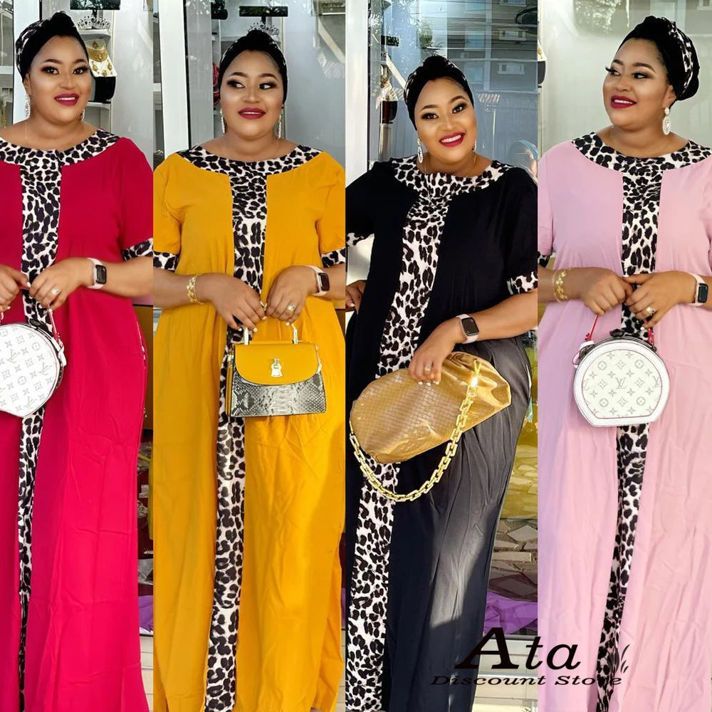 New Trends African Clothing Women's Blouse Party Dresses Boubou Plus Size Maxi Kaftan Femme Boubou Long Abaya Joli Fashion A118