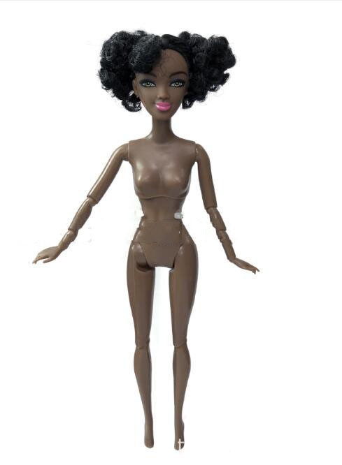 30CM African Black Moveable Joint Body Dolls